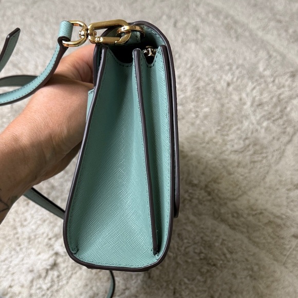 Tory Burch Jitney Green Emerson Combo Crossbody Bag - Picture 3 of 9